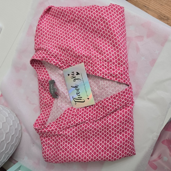 Jaeger Pink Short Sleeve Blouse Size 12 - Picture 15 of 17